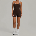 Cross-Strap Short Romper