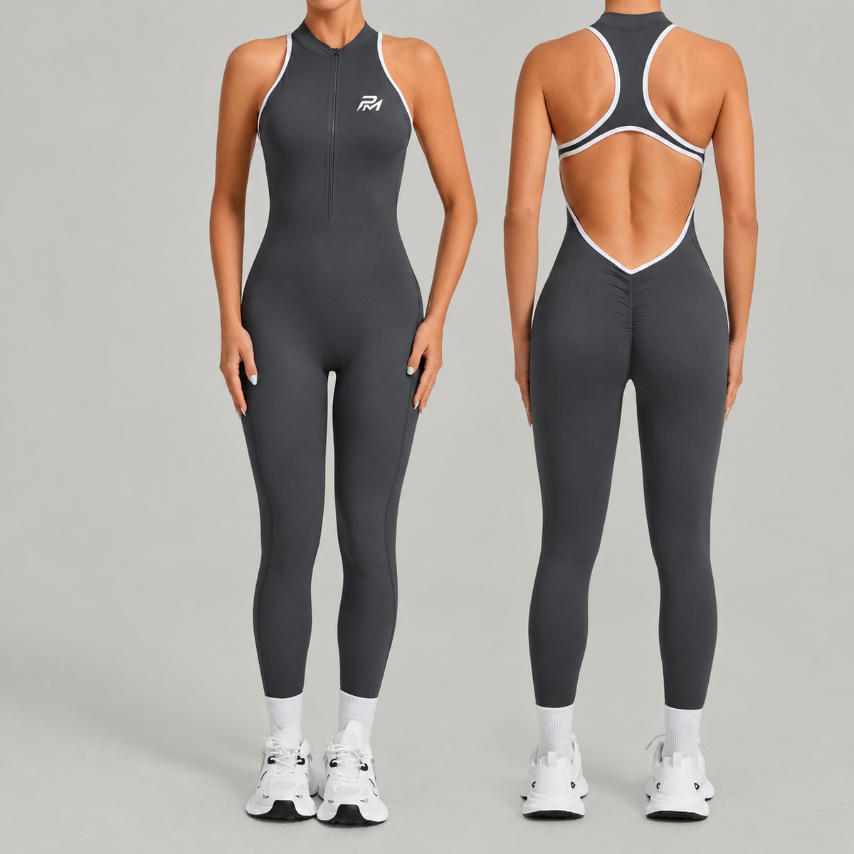 Block Open-Back Bodysuit