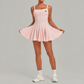 Floral Back Tennis Dress