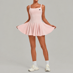 Floral Back Tennis Dress