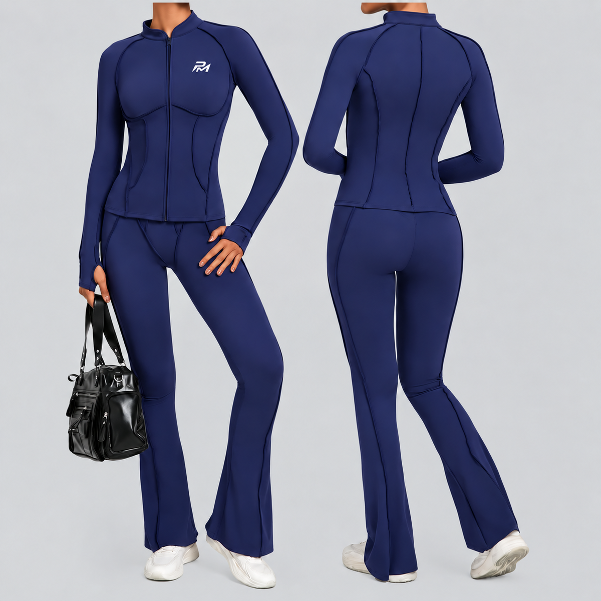 Zip Long Sleeve Set