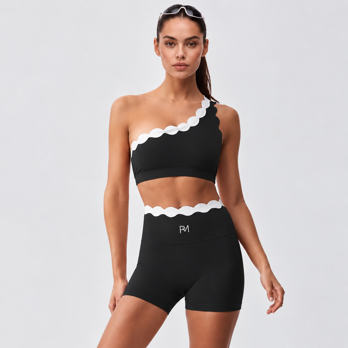 Shell Lace Shorts Set