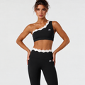 Asymmetric Lace Crop Top