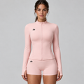 Zip Jacket Flare Set