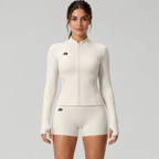 Zip Jacket Flare Set