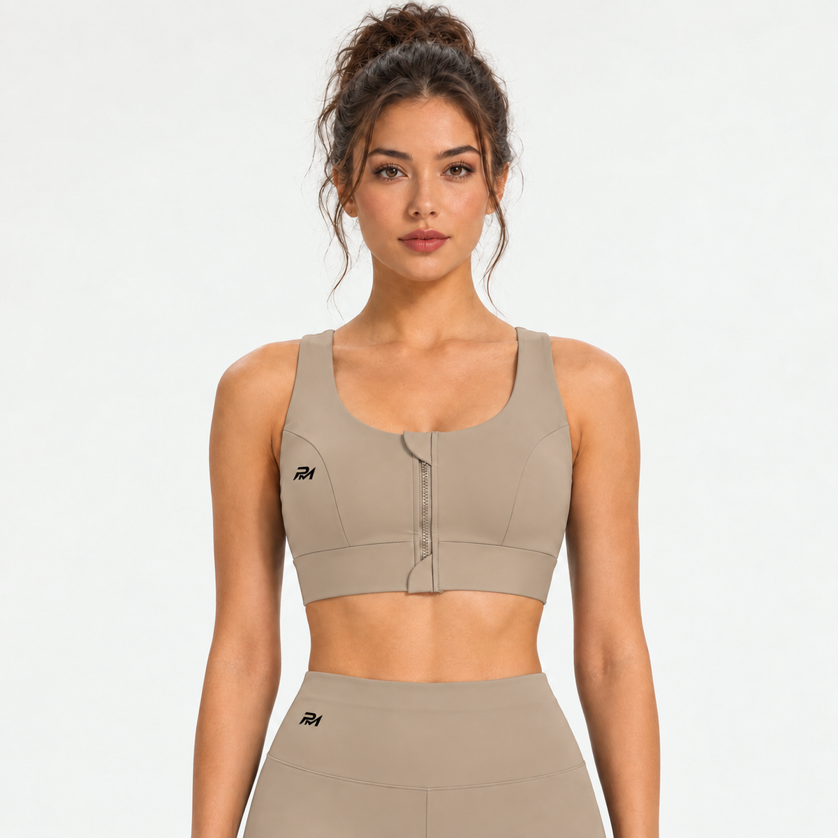 Front-Zip Sports Bra