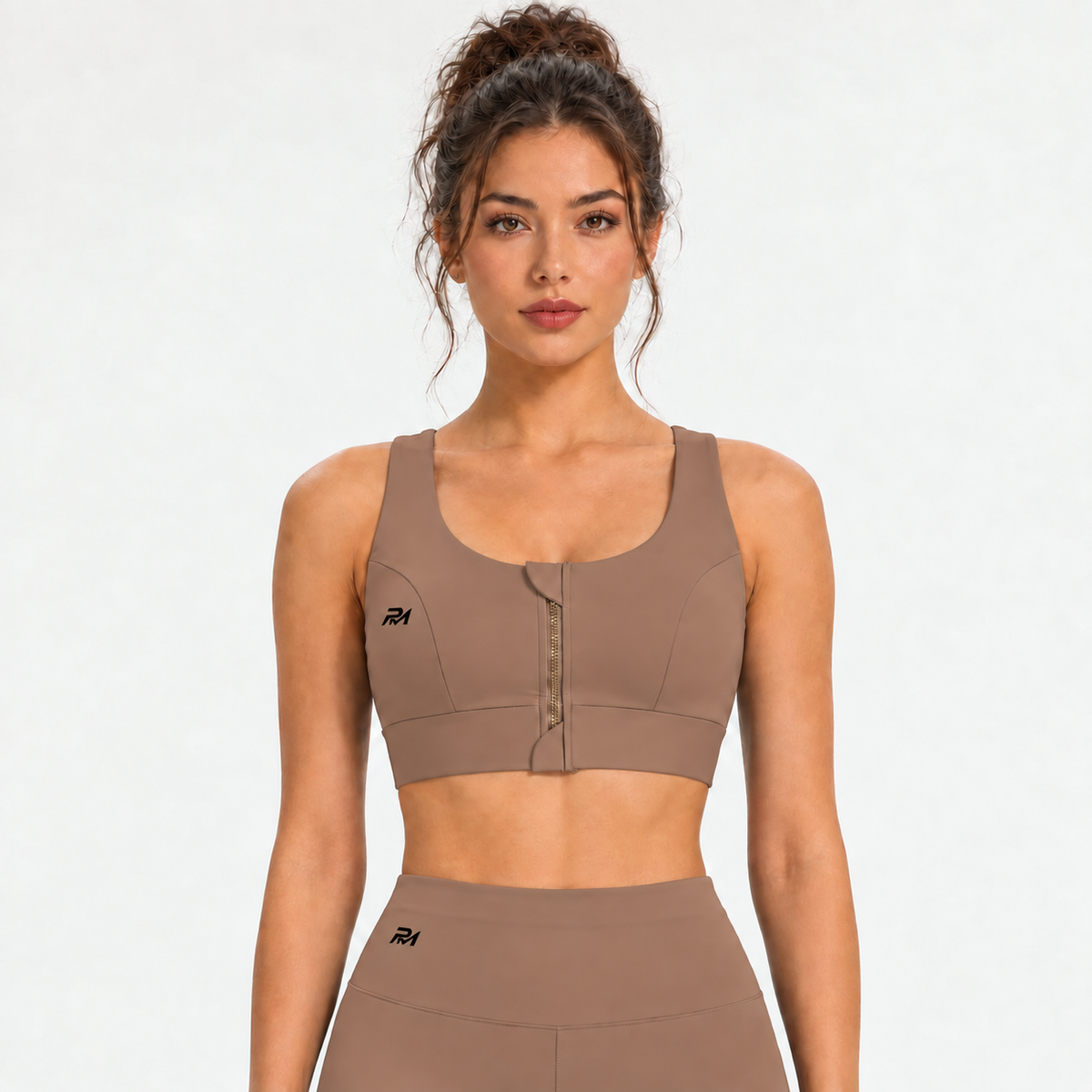 Front-Zip Sports Bra