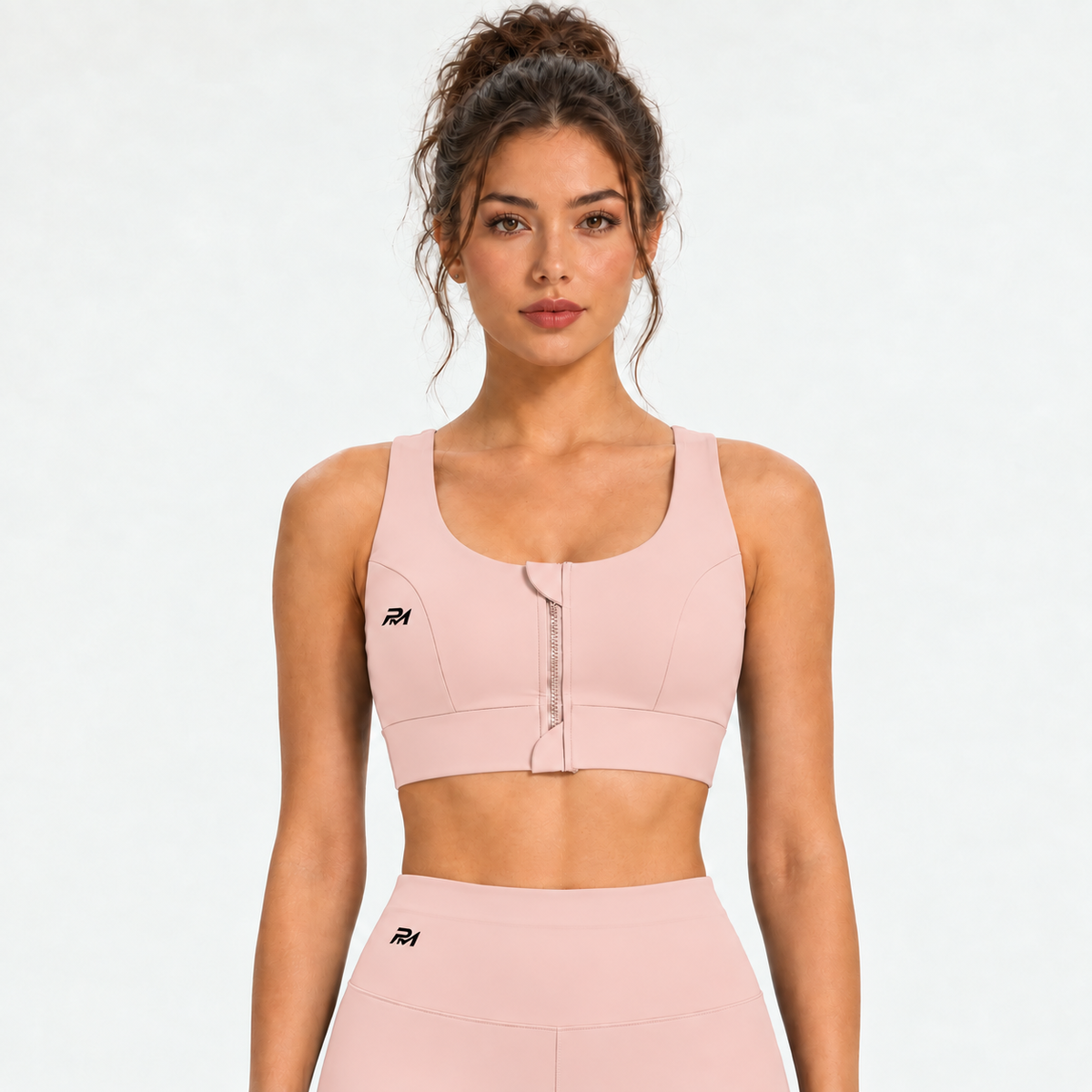 Front-Zip Sports Bra