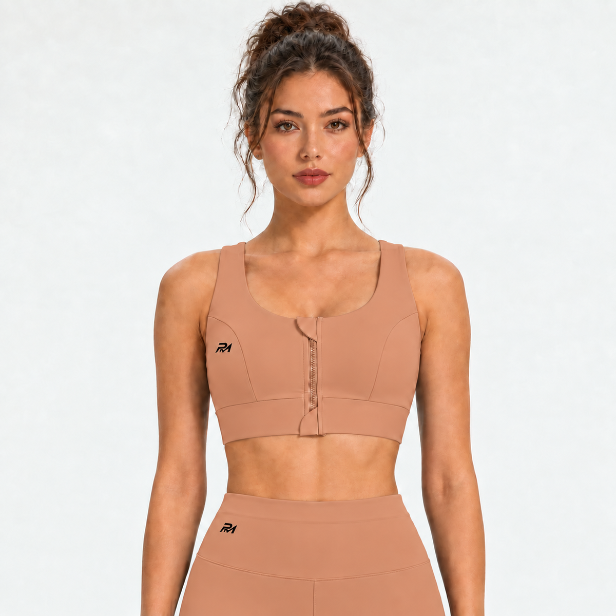 Front-Zip Sports Bra