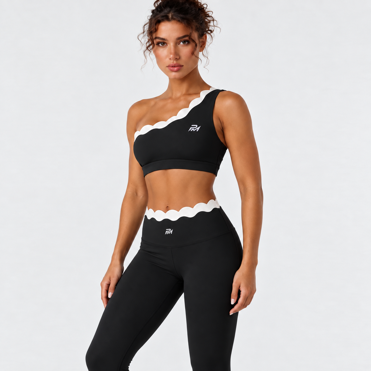 Asymmetric Lace Crop Top
