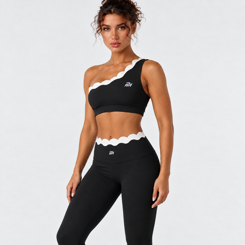 Asymmetric Lace Crop Top