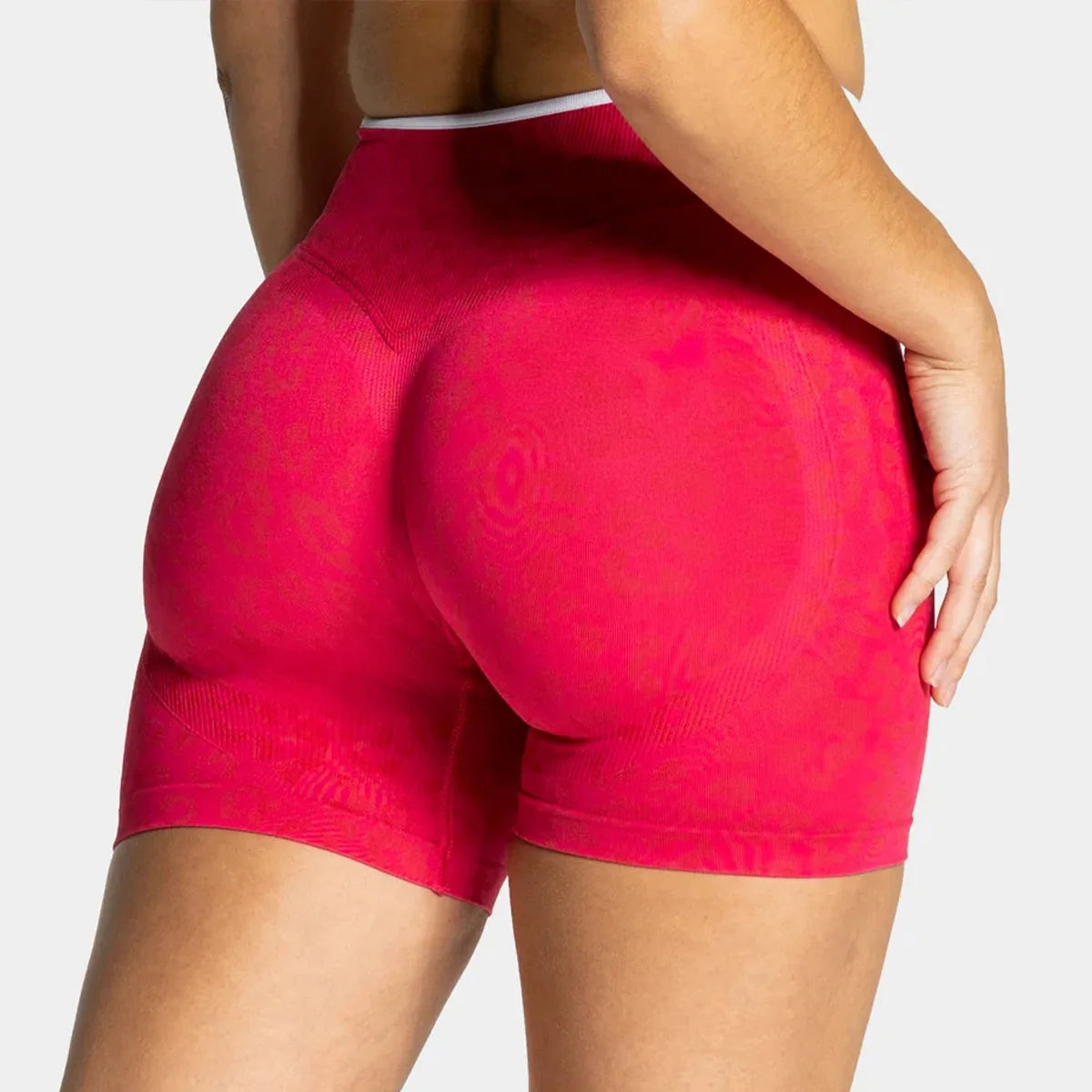 Leopard Peach Shorts