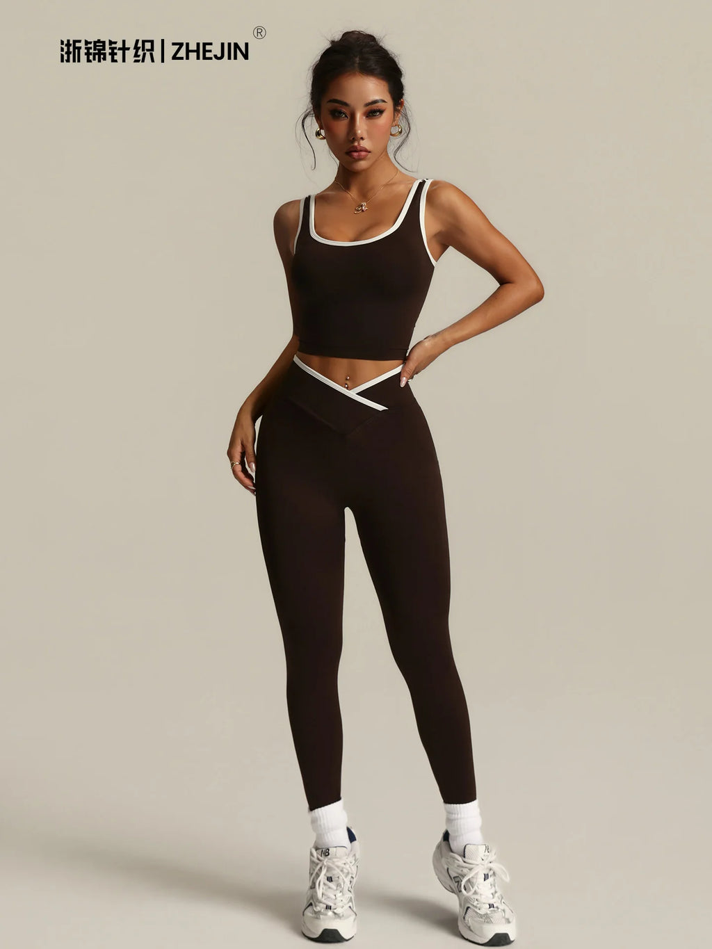 Crossover V Leggings Set