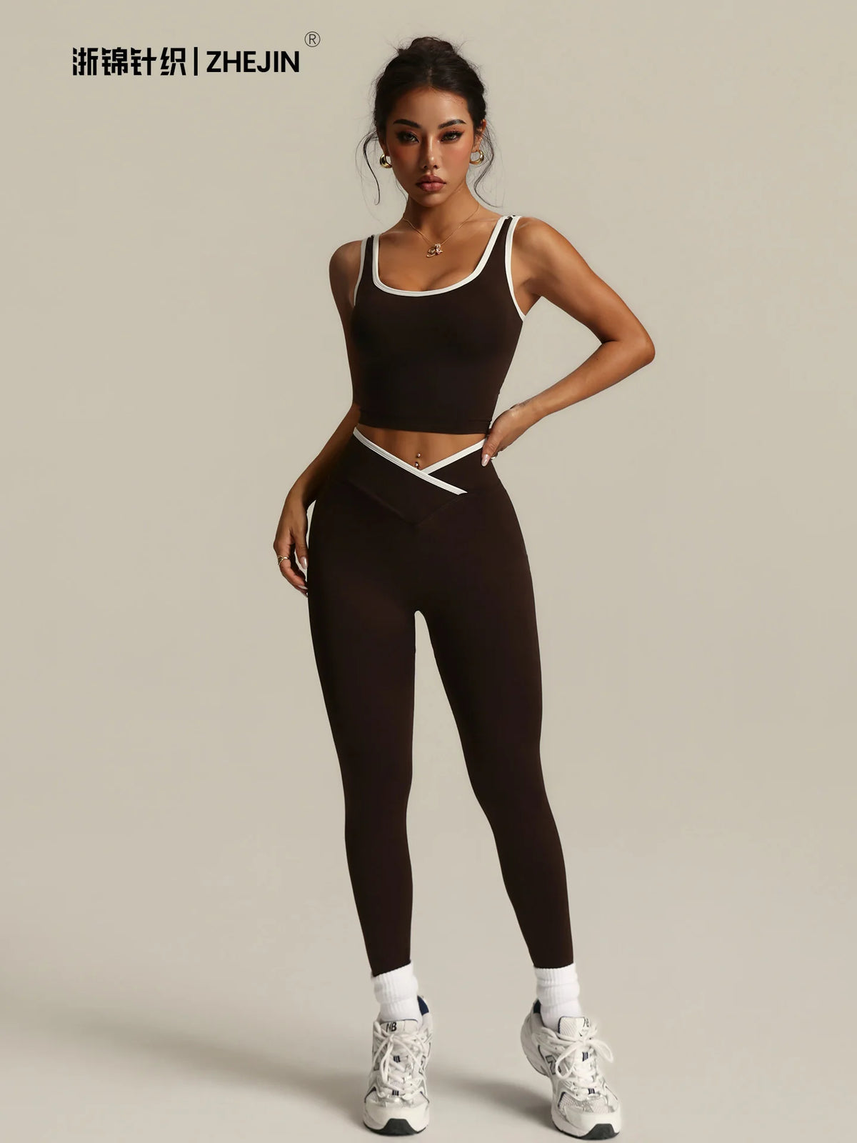 Crossover V Leggings Set