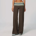 Fold-Over Flare Pants