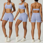 Halter Corset Shorts Set