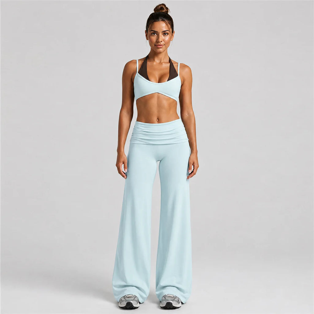 Faux Layer Pants Set