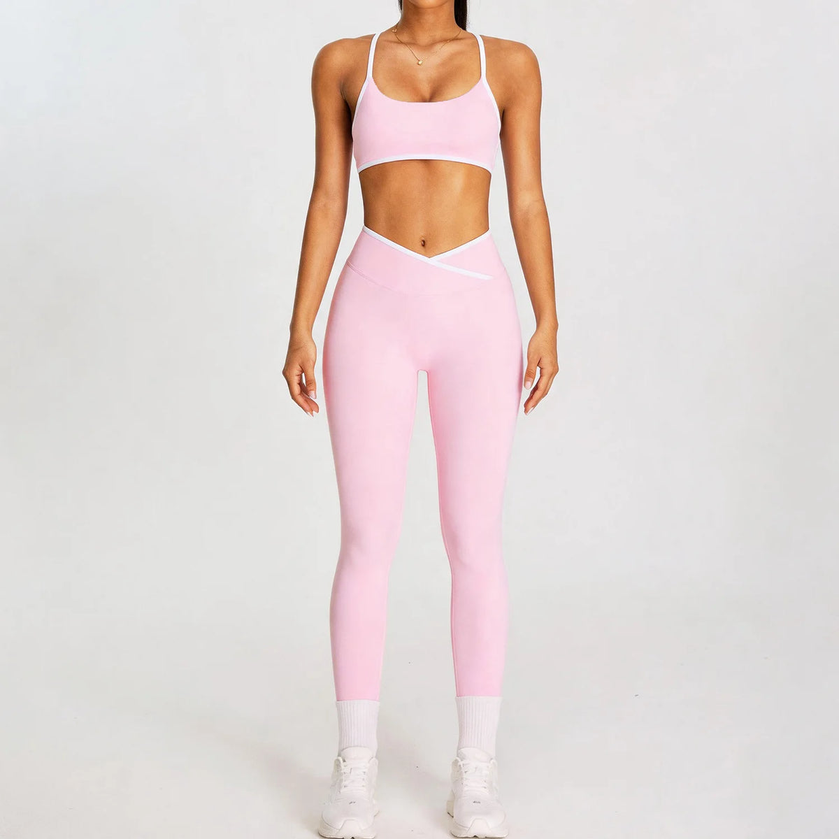 V-Cross Leggings Set