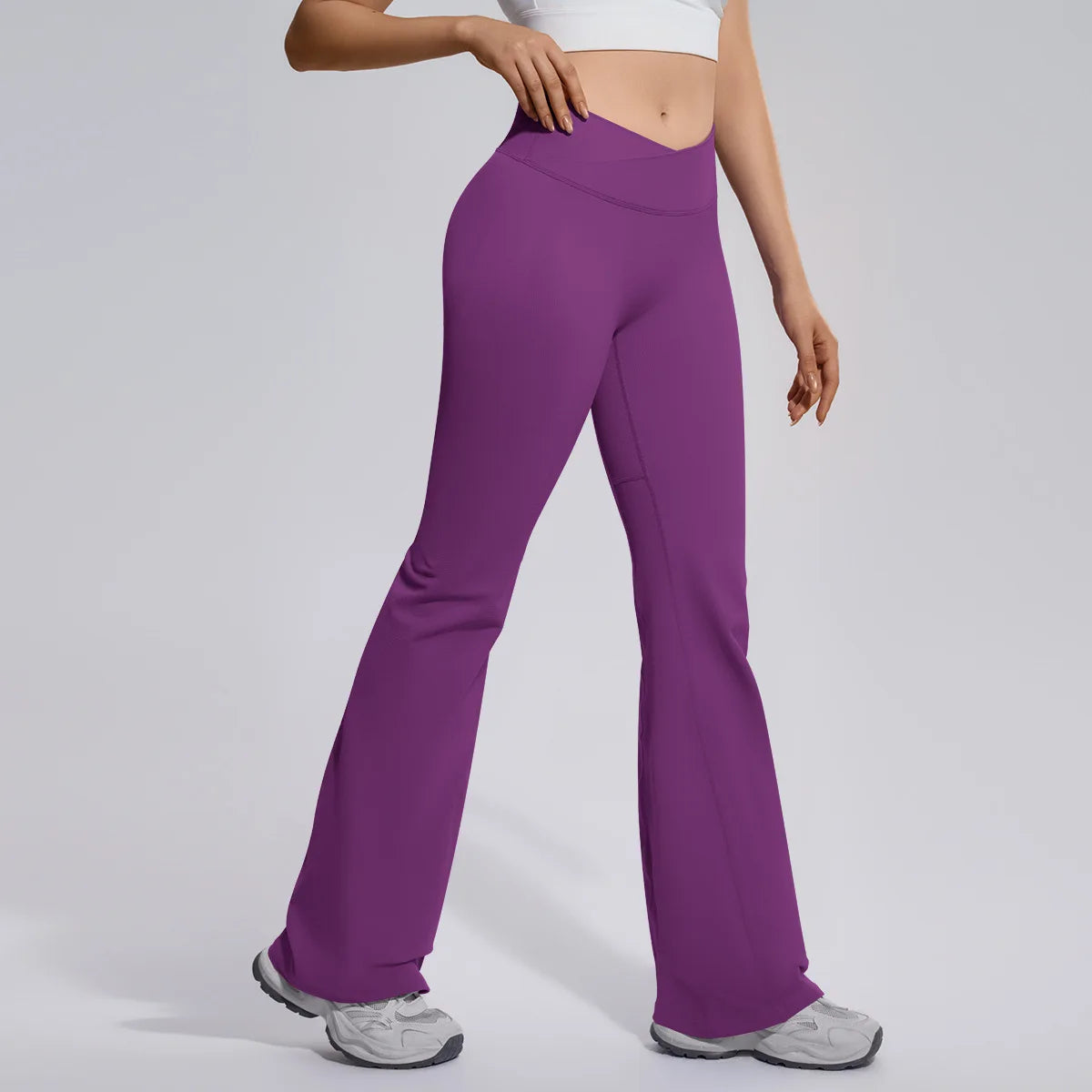 V-Cross Flare Leggings