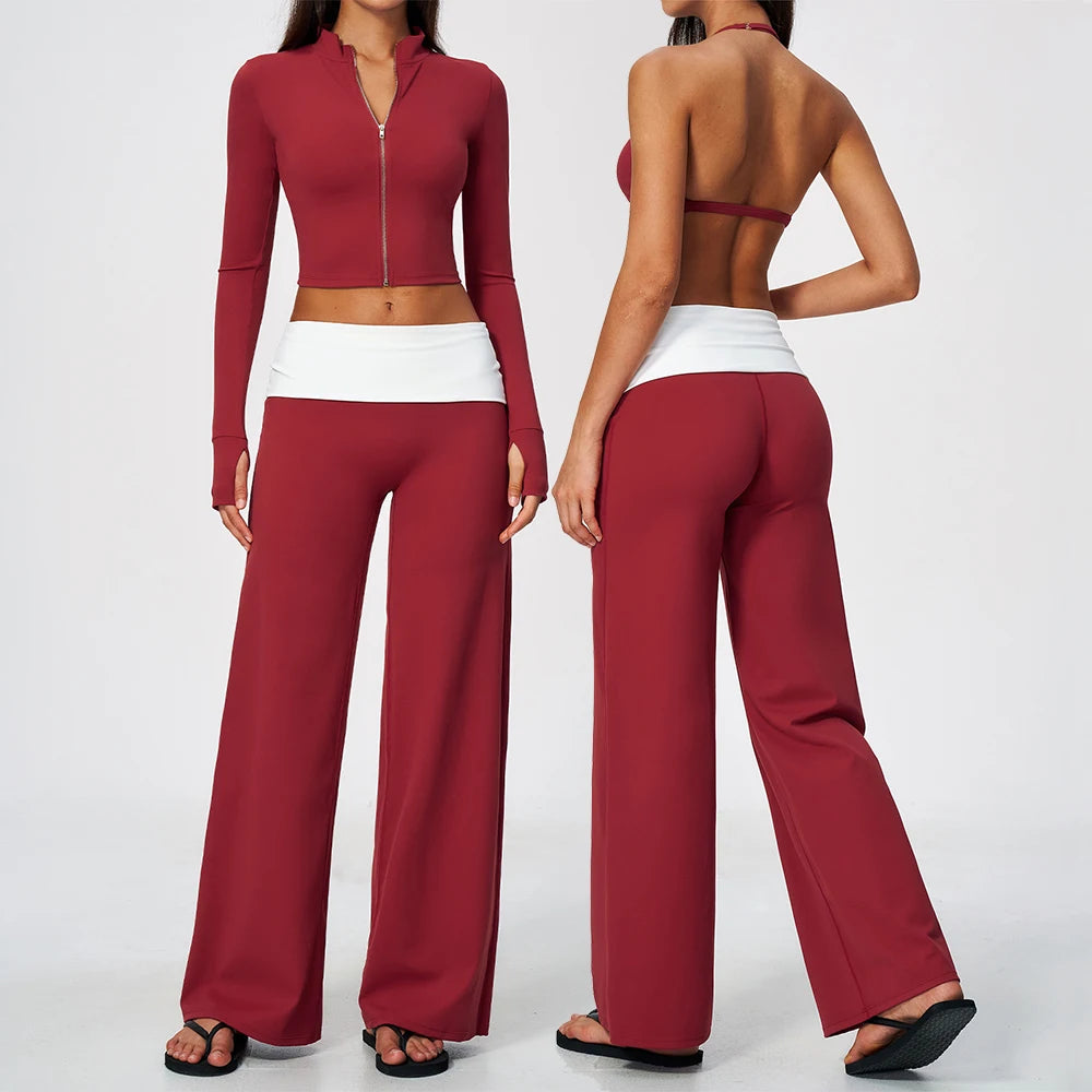 Zip Jacket Slim Set