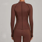 Stand Collar Zip Jacket