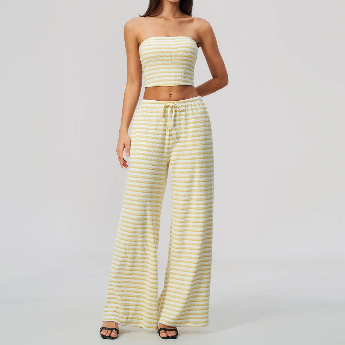 Ribbed Zip Top Set