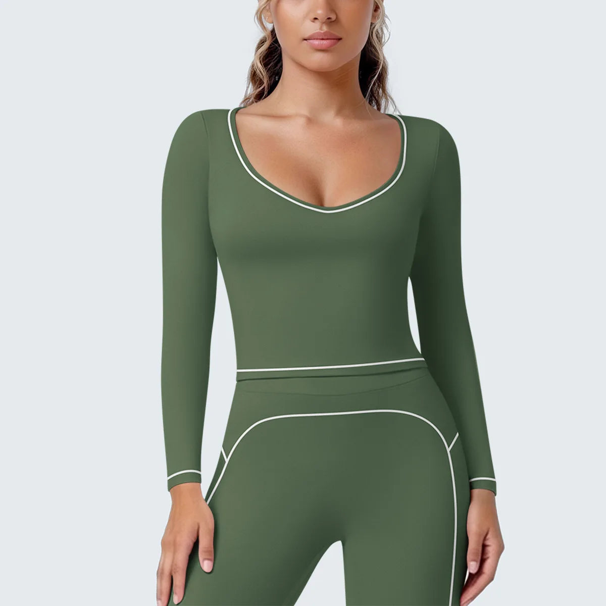 Scoop Neck Crop Tee