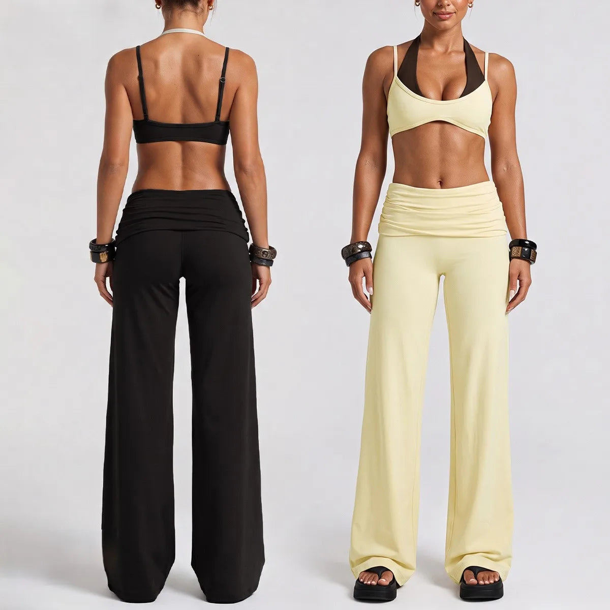 Faux Layer Pants Set
