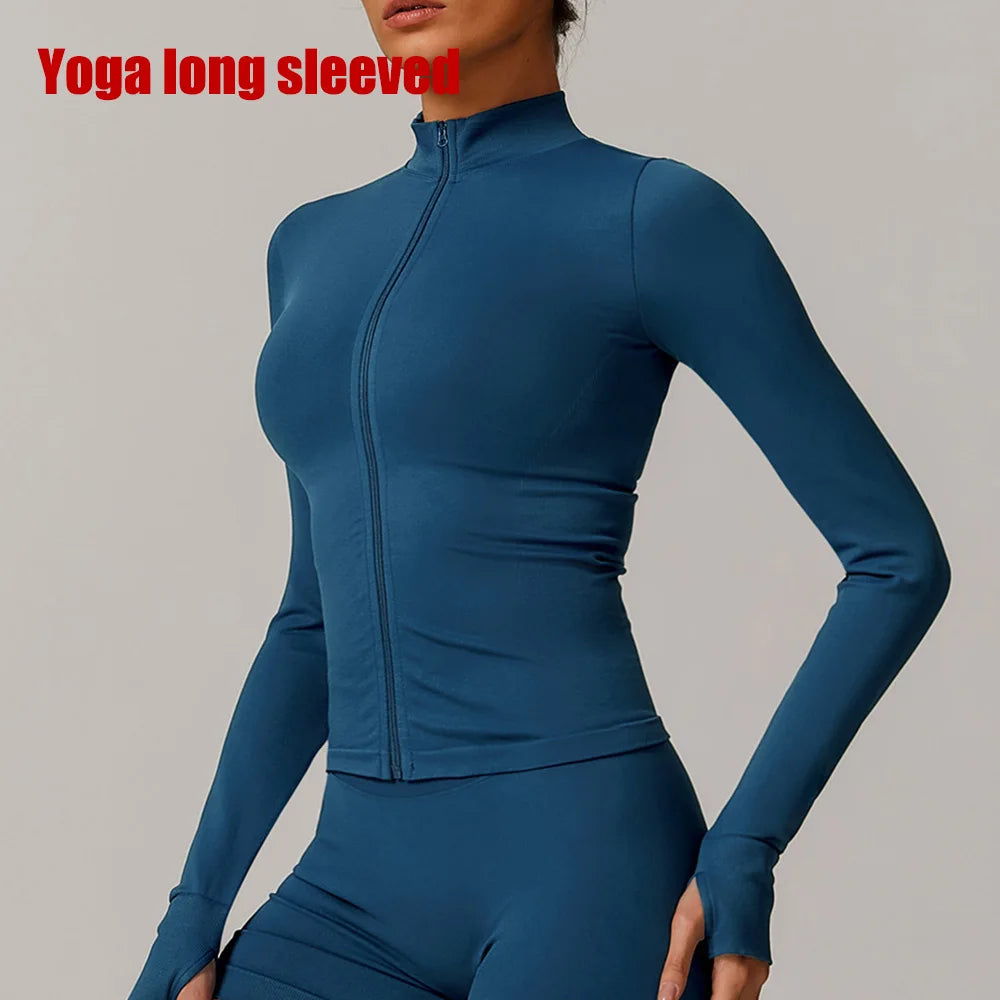 Seamless Stand Collar Jacket