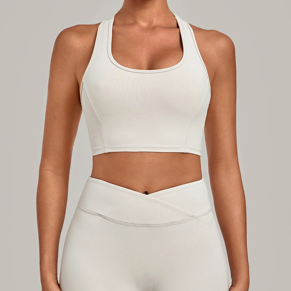 Scrunch Cross-Back Bra