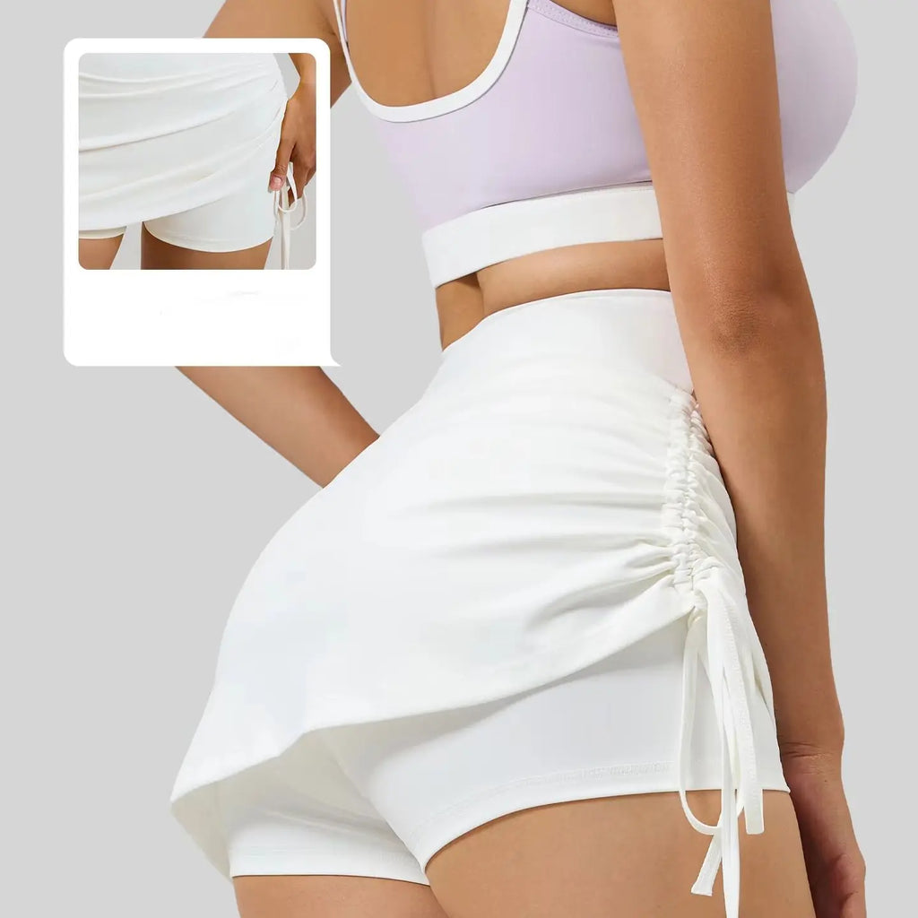Ruffle Pleated Skort