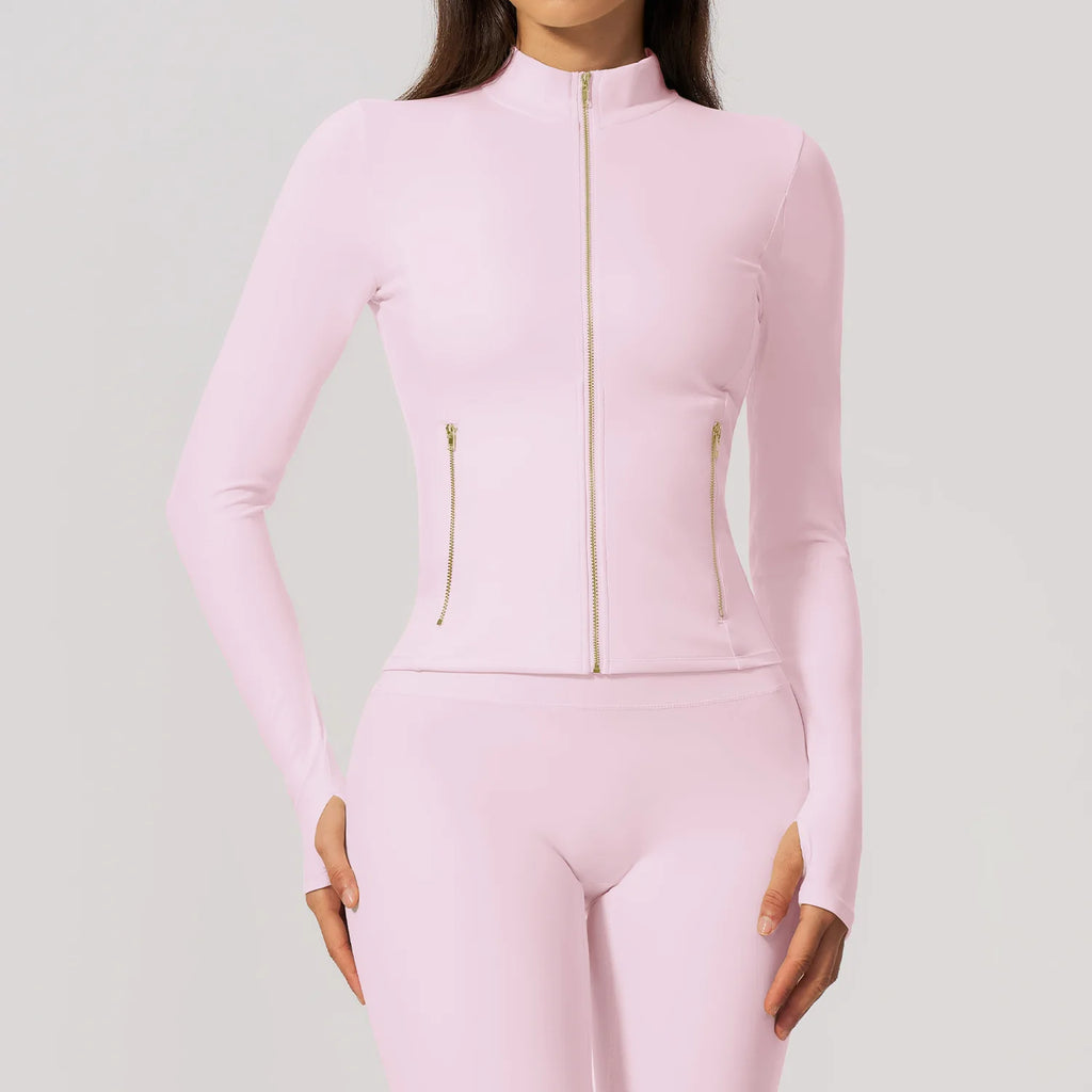 Thumbhole Crop Jacket