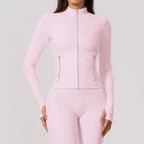 Thumbhole Crop Jacket