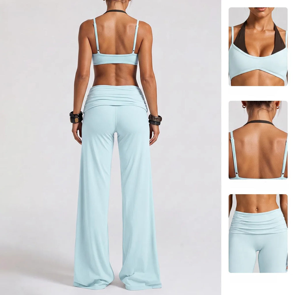 Faux Layer Pants Set
