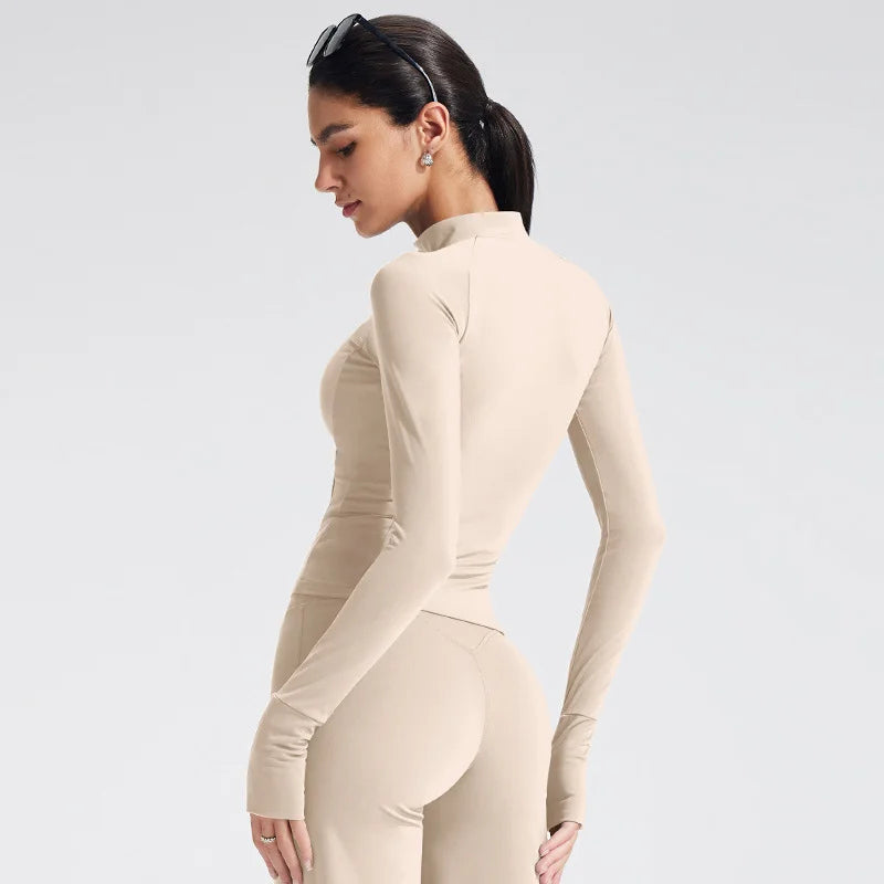 Stand Collar Yoga Jacket