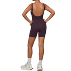 Strappy Open-Back Romper
