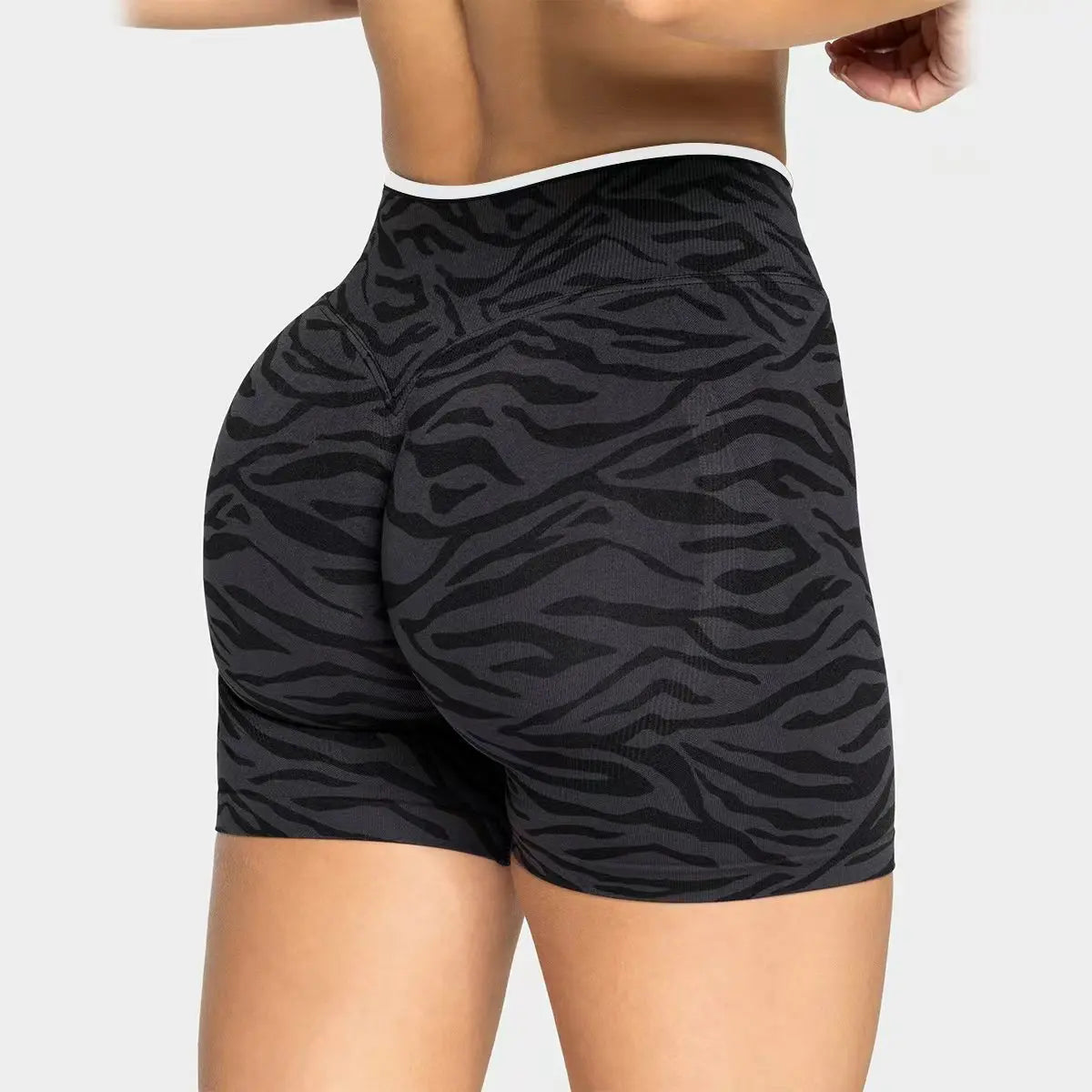 Leopard Peach Shorts