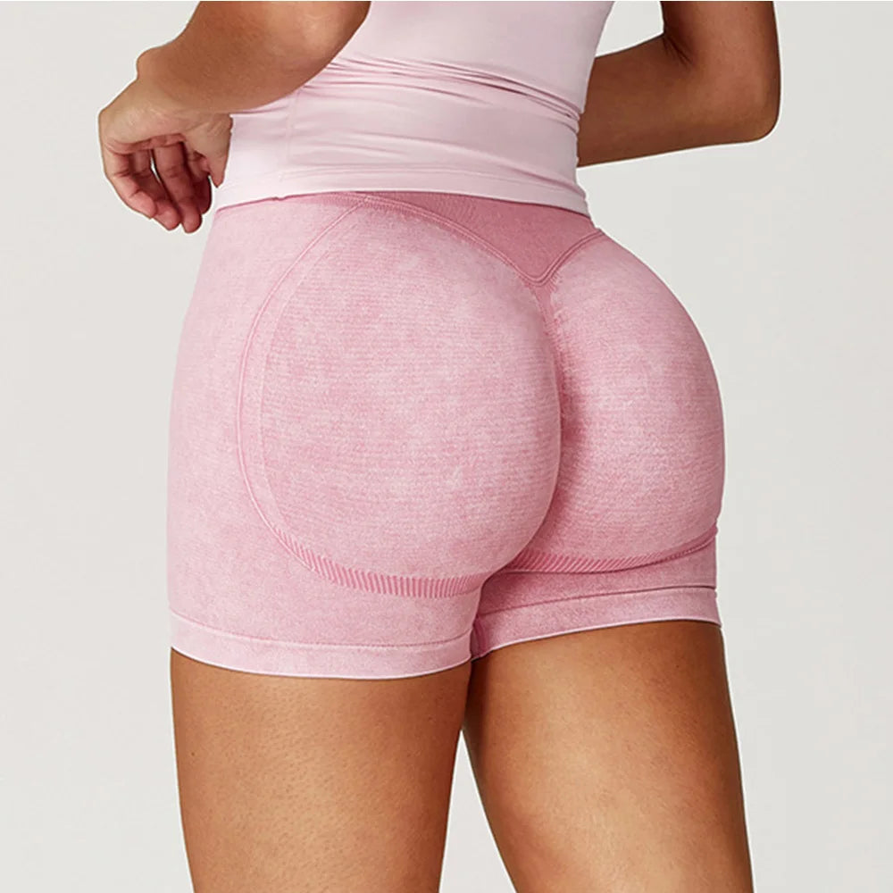 Sand-Washed Yoga Shorts