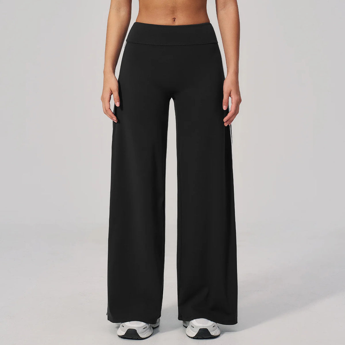 High-Rise Straight Pants