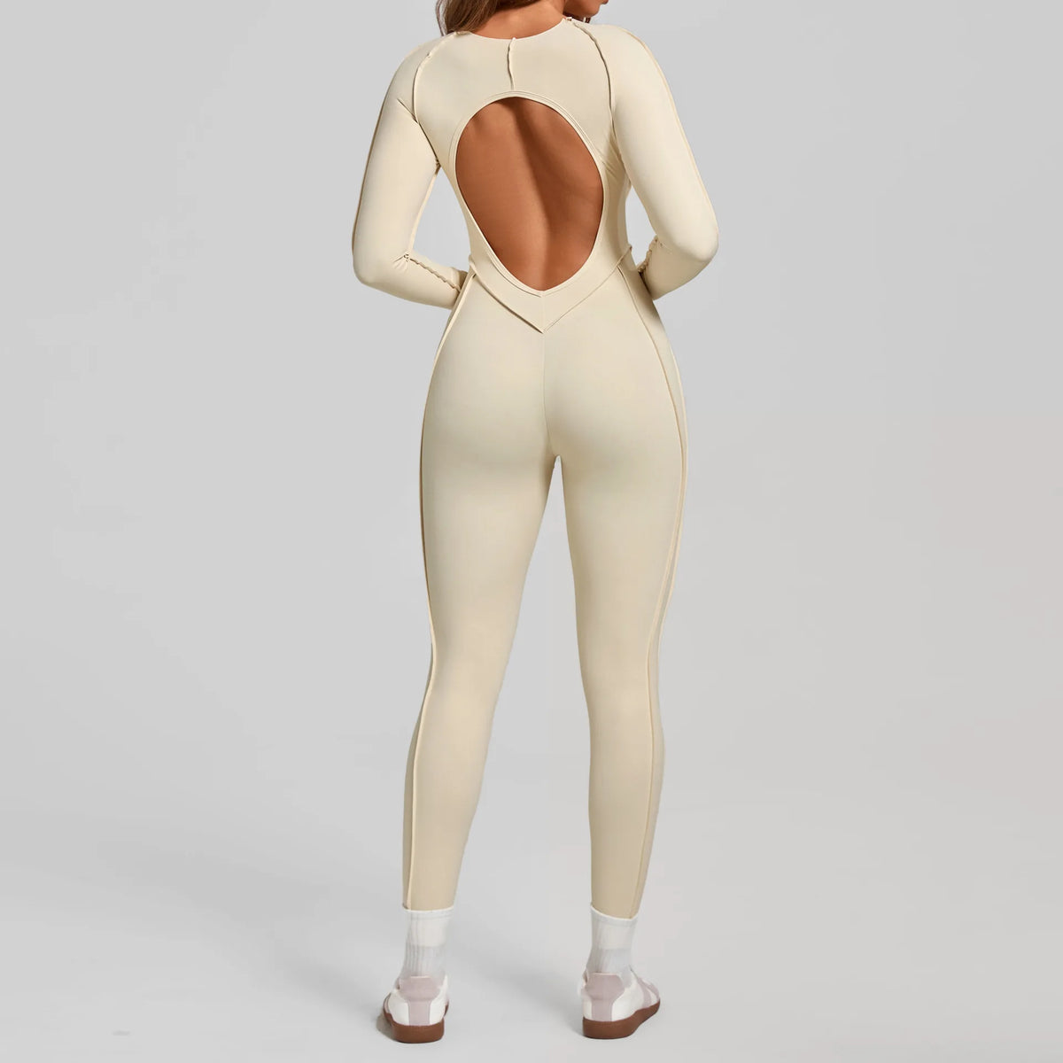 Long Sleeve Zip Romper