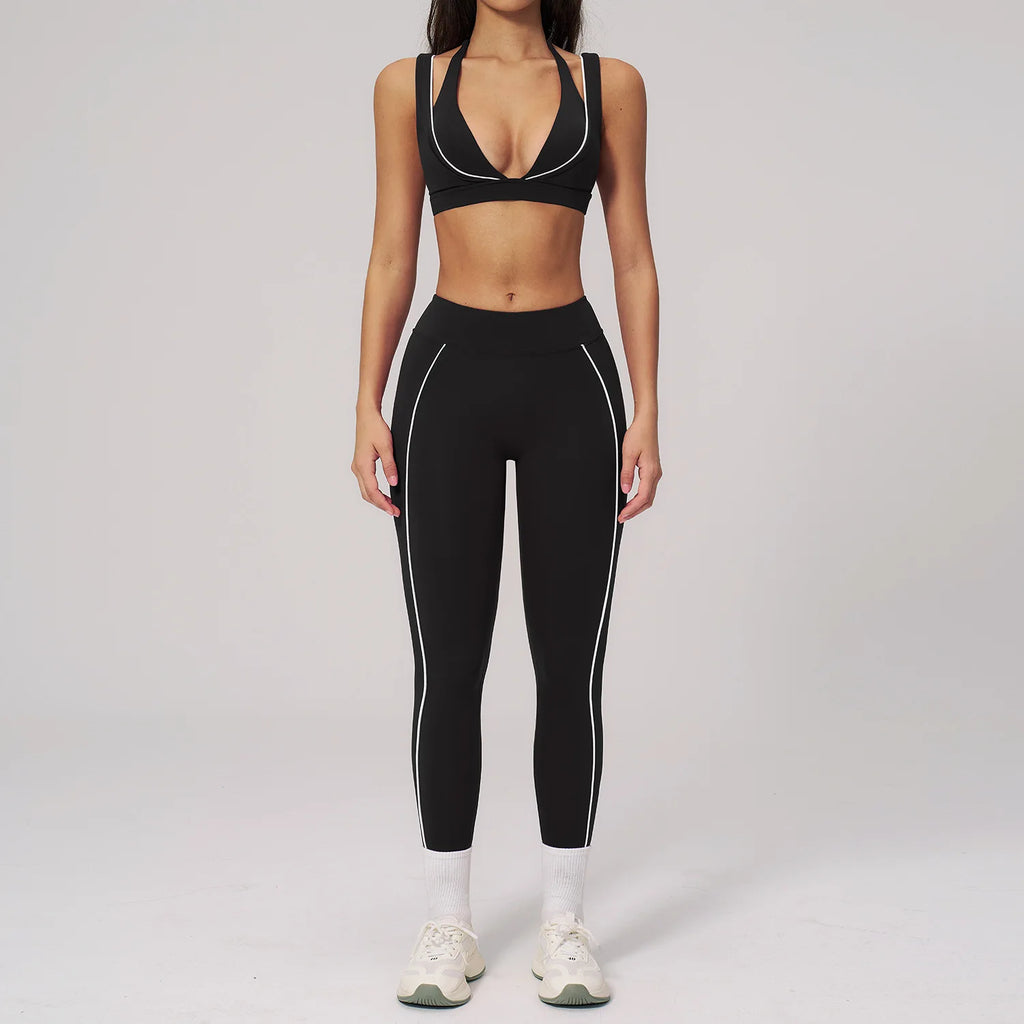 Cross-Back Leggings Set