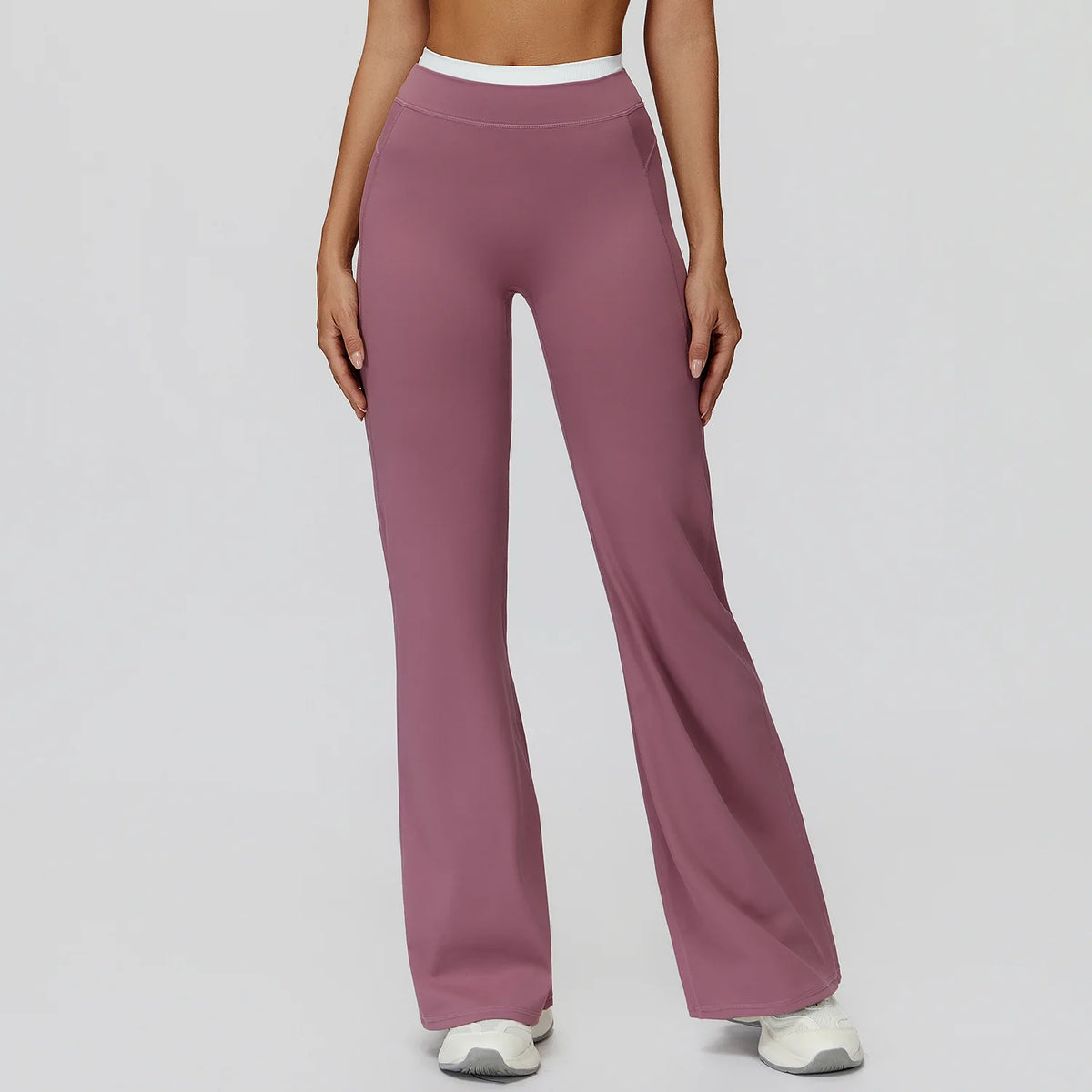 High-Rise Bootcut Pants