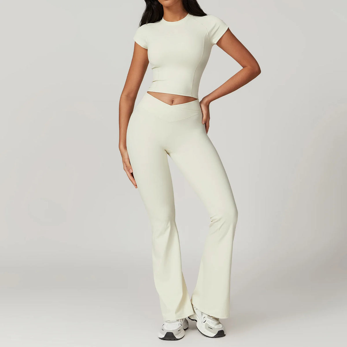 Crop Tee Leggings Set