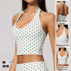Polka Dot Halter Bra
