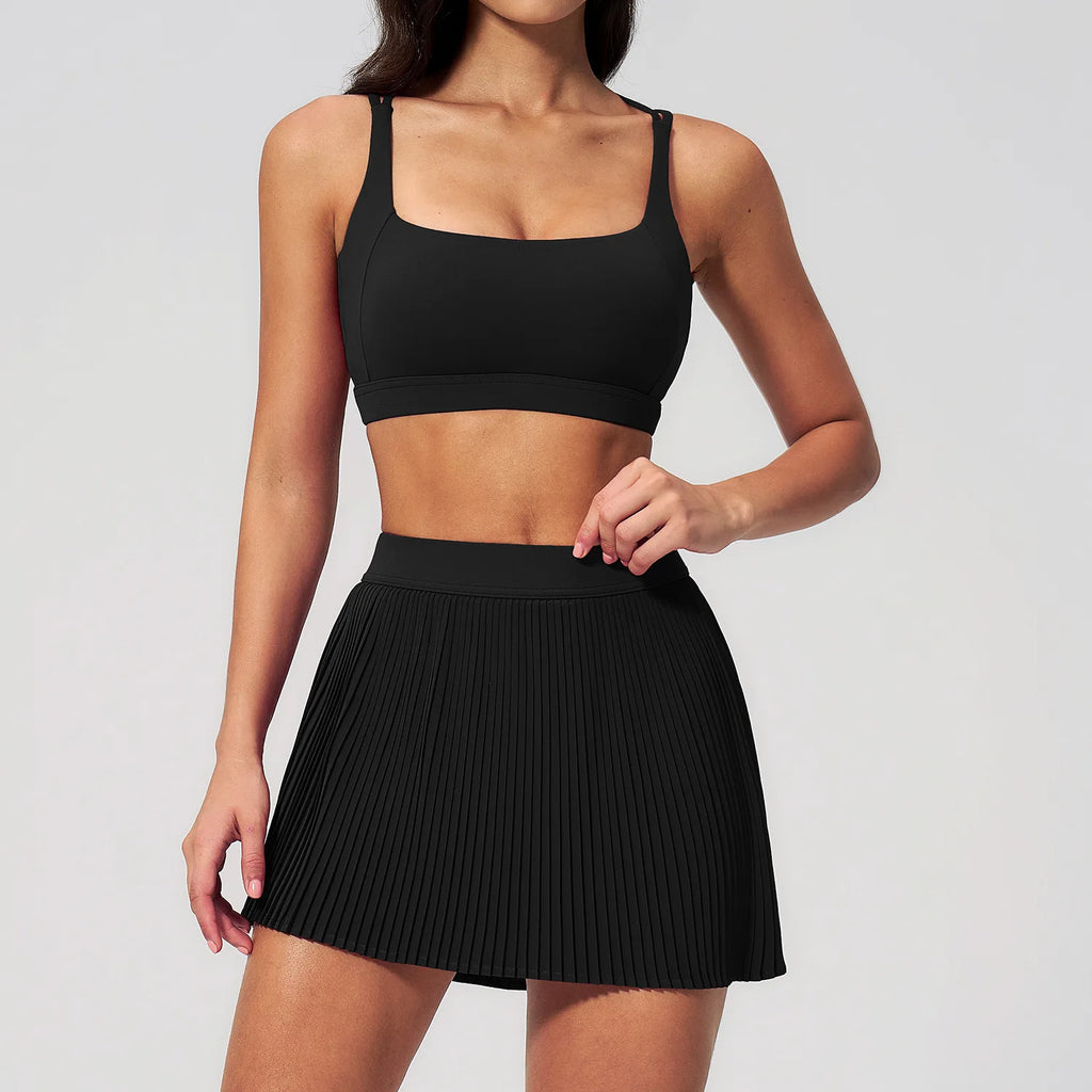 Bra Short Skirt Set