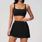 Bra Short Skirt Set
