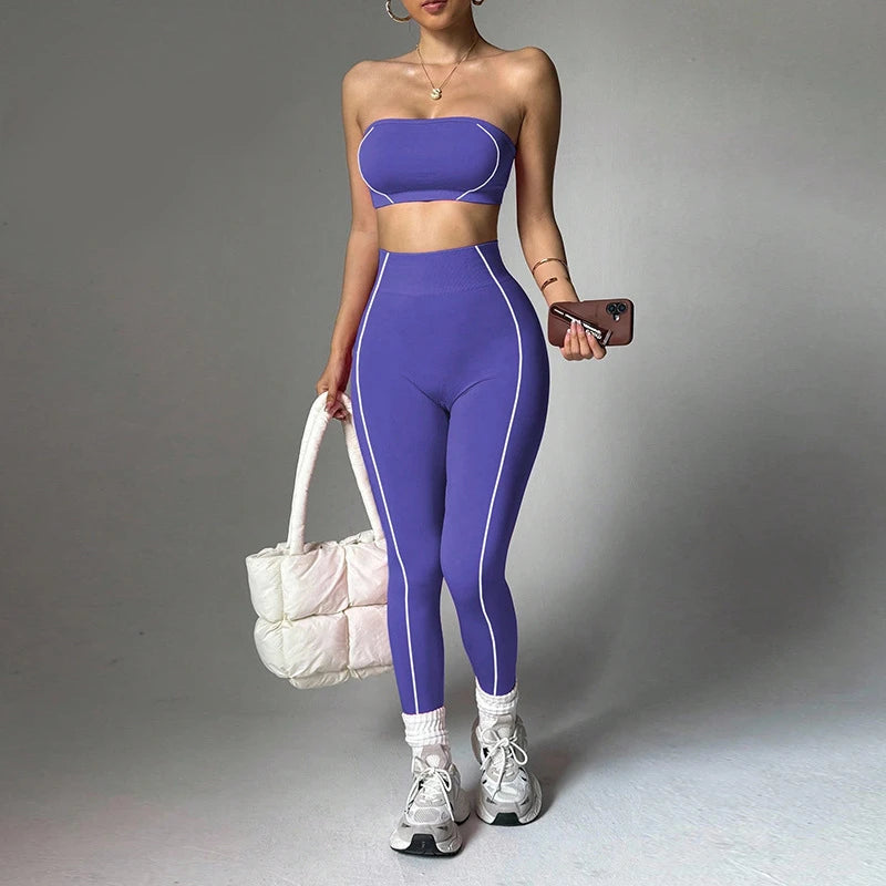 Wrap Top Scrunch Set