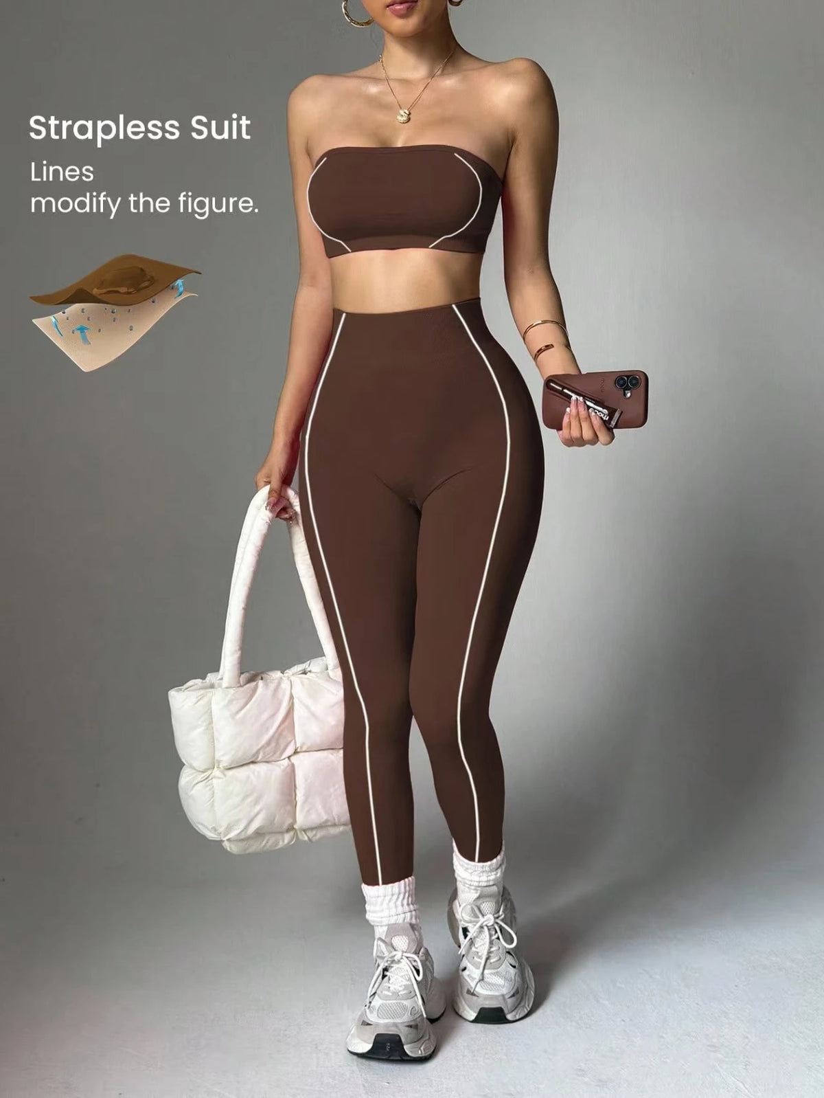 Wrap Top Scrunch Set