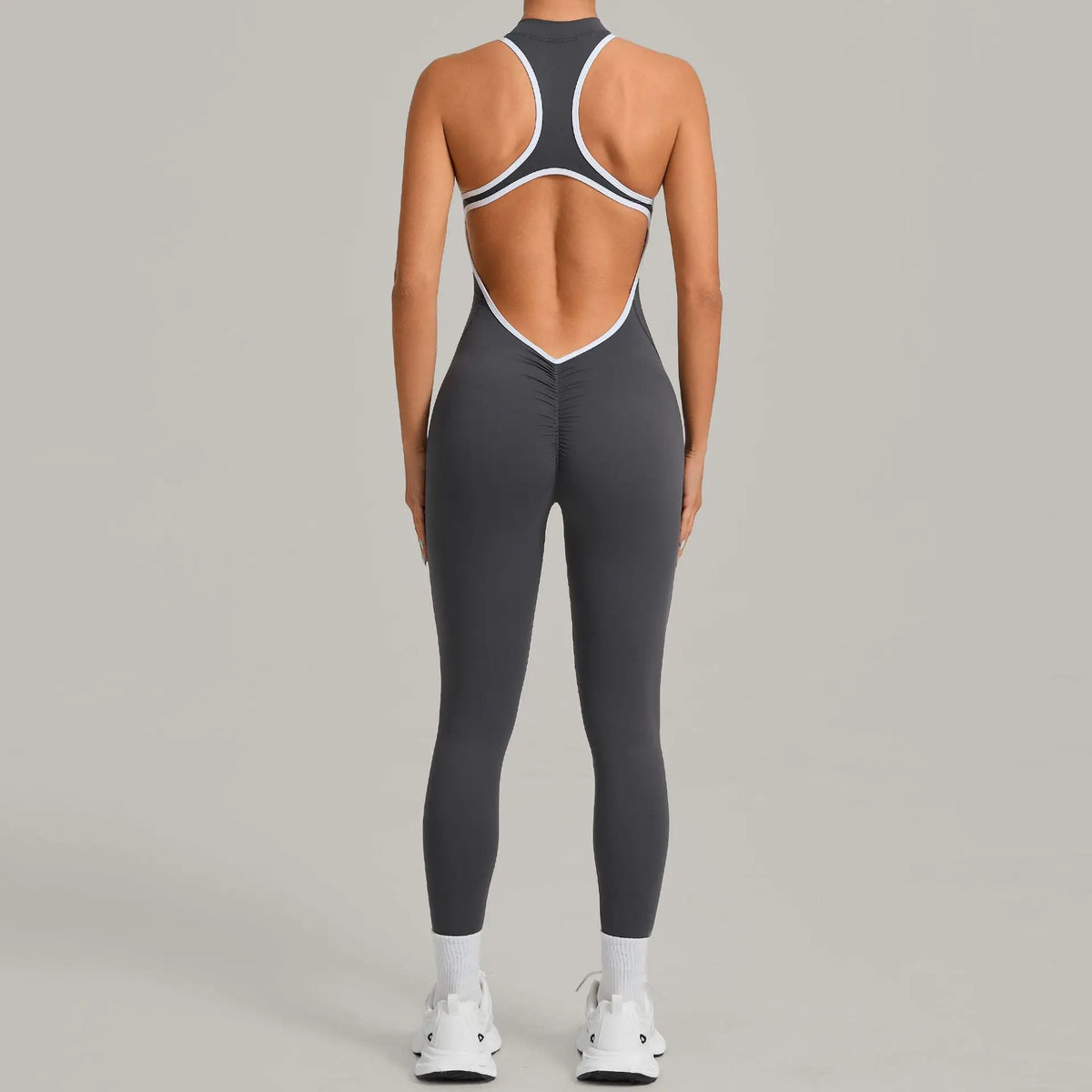 Zip Front Jumpsuit