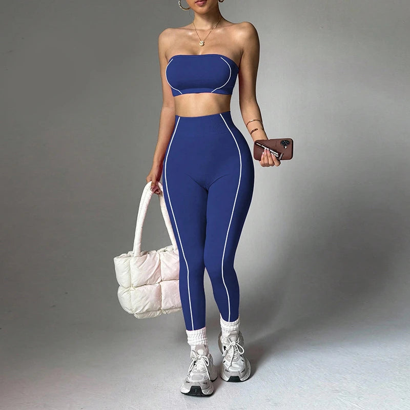 Wrap Top Scrunch Set